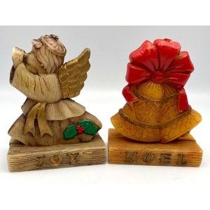 Vintage Jasco Christmas Joy Angel Noel Bell Bayberry Country Charm Candle NEW
